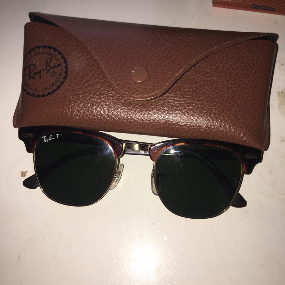 Brown Clubmaster Raybans